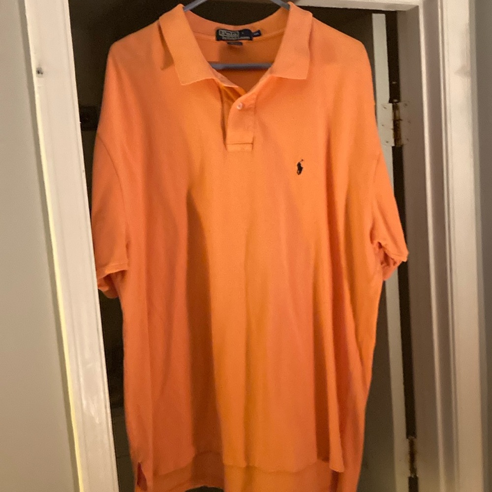 Peach orange color XL Ralph Lauren polo
